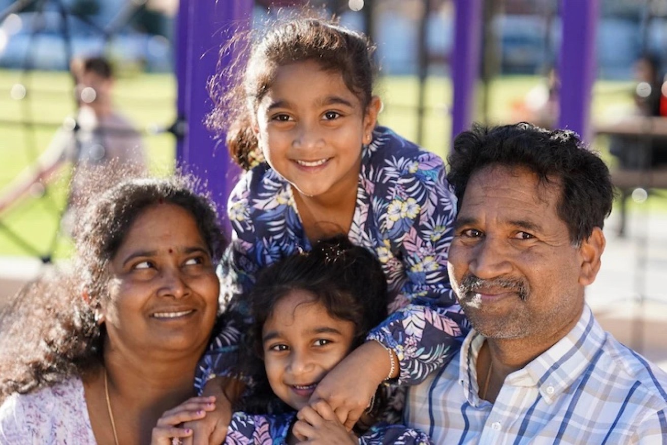 Supporters of the Murugappan family say they fear for their future when their 12 month visas expire in September. Image: ABS/Australian Story