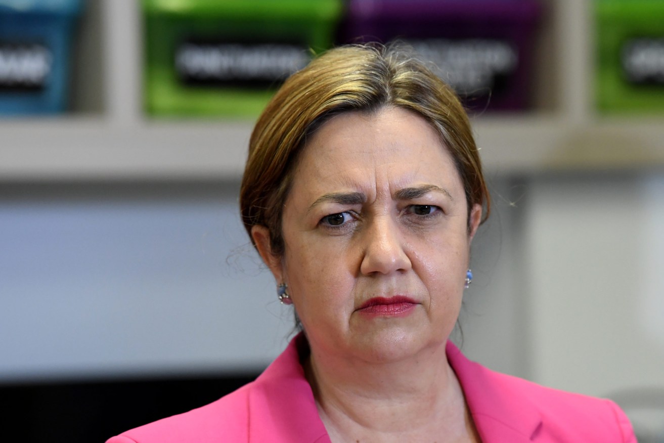 In choosing to ignore bullying behaviour, Premier Annastacia Palaszczuk is failing to show leadership. (AAP Image/Darren England)