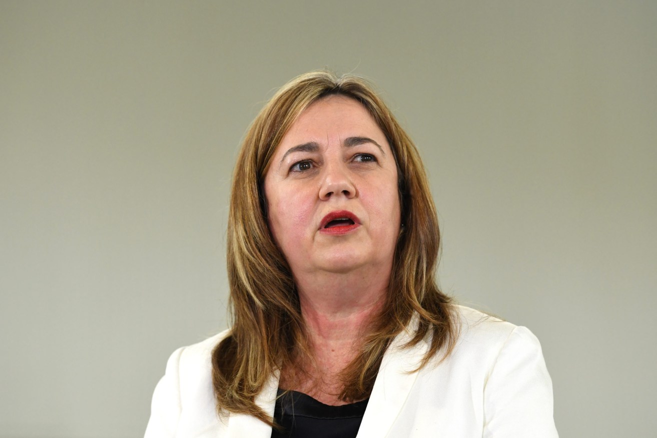 Premier Annastacia Palaszczuk. (AAP Image/Darren England) 