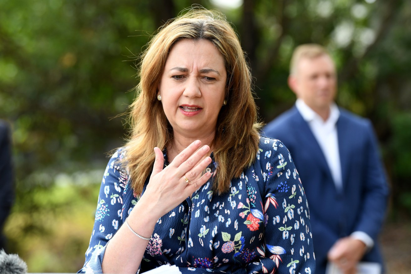 Premier Annastacia Palaszczuk has been blasted for her housing crisis "thought bubble".  (AAP Image/Darren England) 