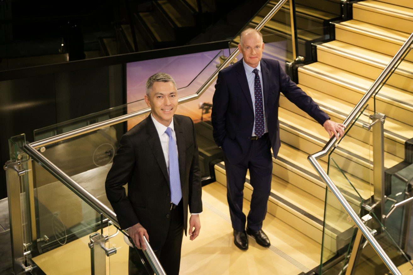 BHP chief executive Mike Henry and CFO David Lamont