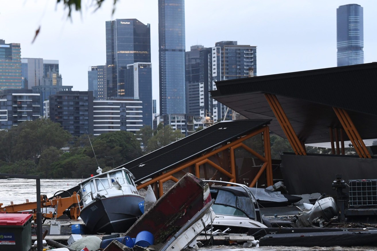 The 2022 floods had a huge impact on Queensland business
(AAP Image/Darren England)