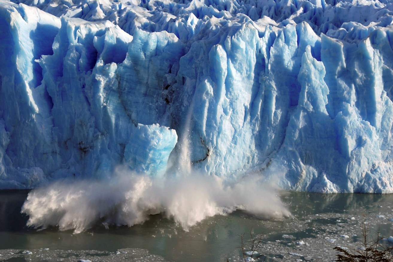 New research suggests the world's glaciers contain less ice than previously thought. (file image).