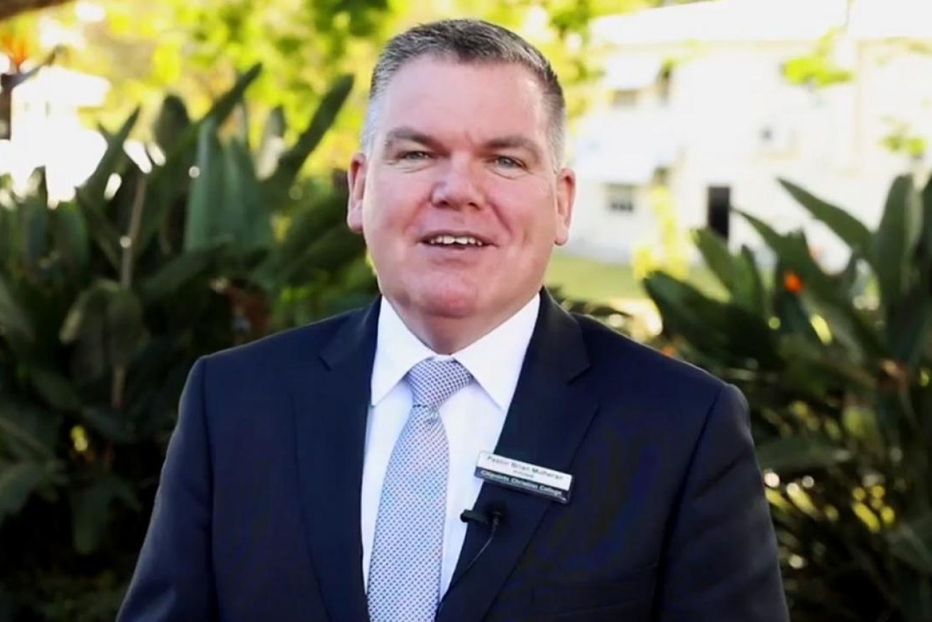 Citipointe Christian College Pastor Brian Mulheran has withdrawn the school's controversial student gender contracts,. (image: ABC)
