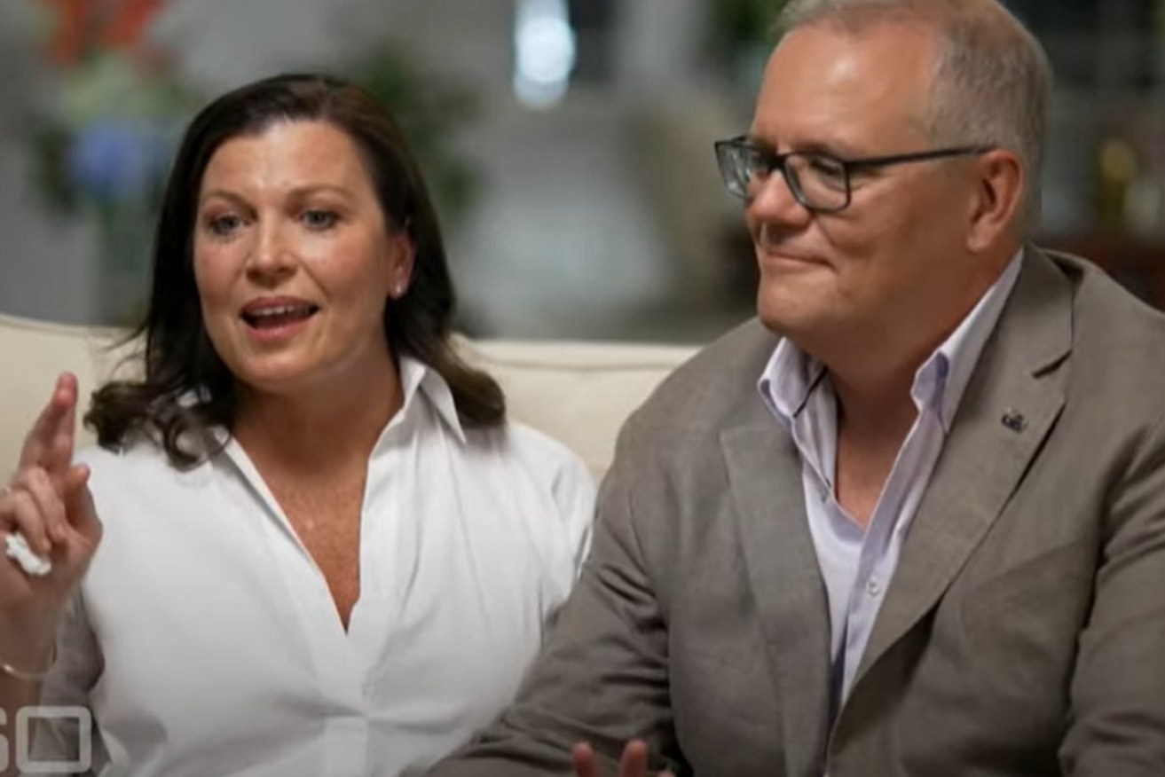 Scott and Jenny Morrison open up during Sunday night's 60 Minutes interview. (Image; 60 Minutes)
