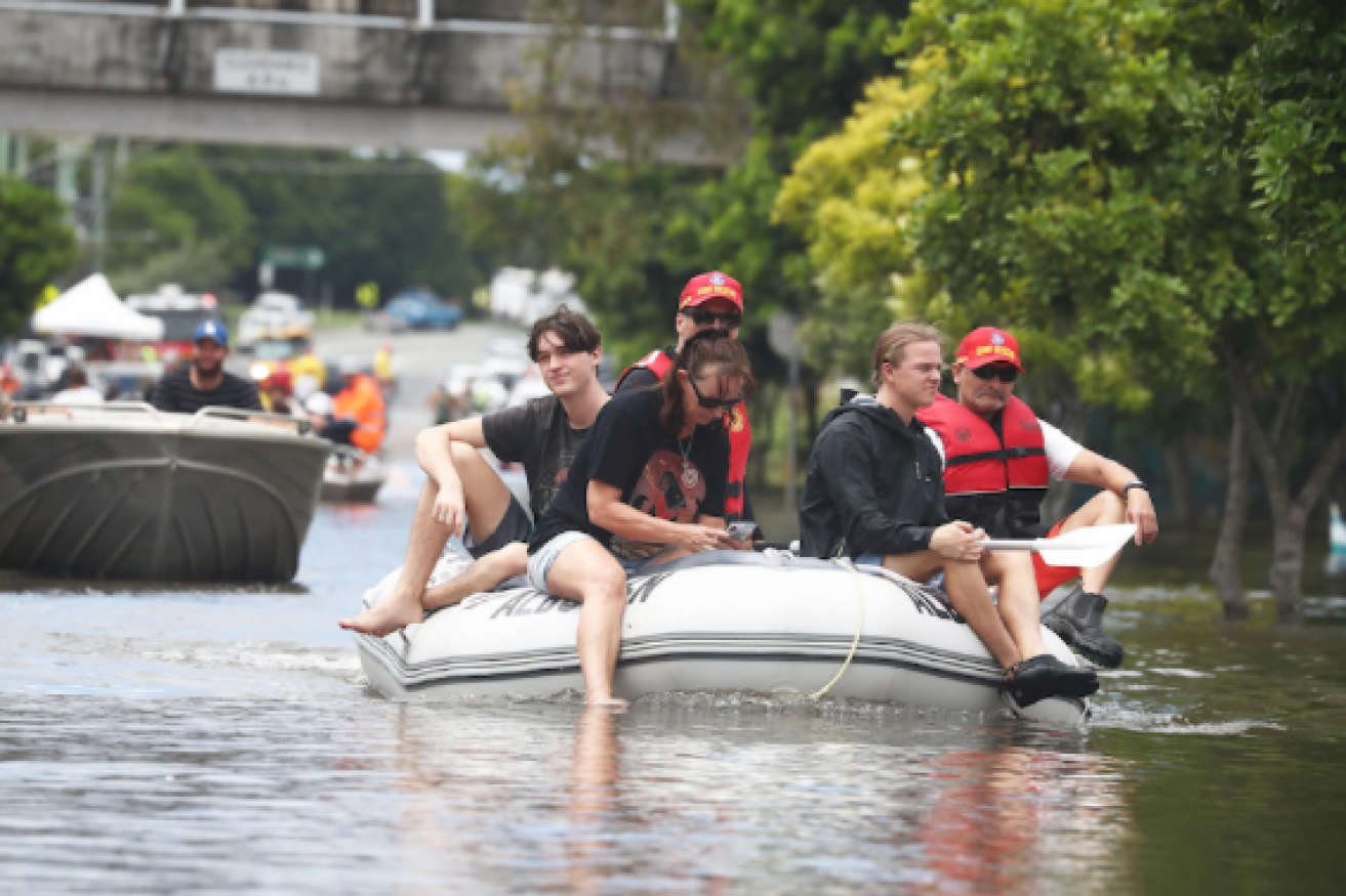 A Climate Council report has described the flood crisis as one of the biggest disasters in Australia's history .(AAP: Jason O'Brien)