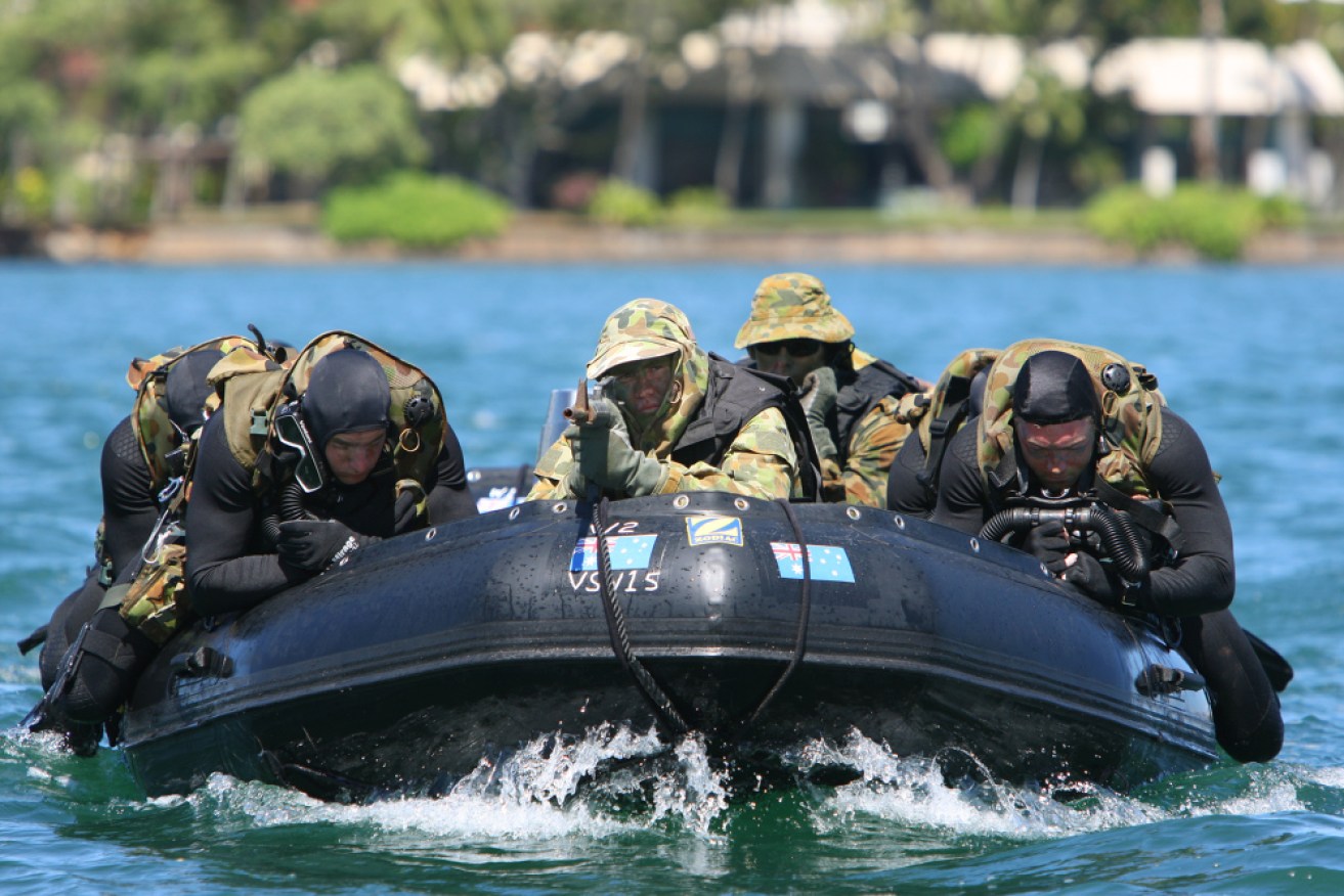 Australian clearance divers during a training exercise. (Image: RAN)