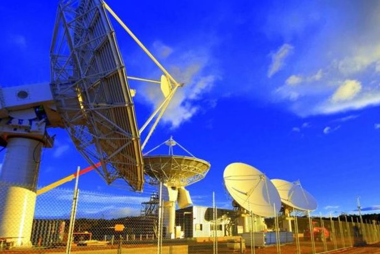 A Sky Muster ground station, integral to the network now equipping evacuation centres throughout Queensland with free community wifi in times of natural disaster. (Image: NBN Co)