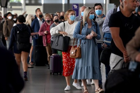 School holiday chaos: Strong winds cause cancellation of 100 flights out of Sydney