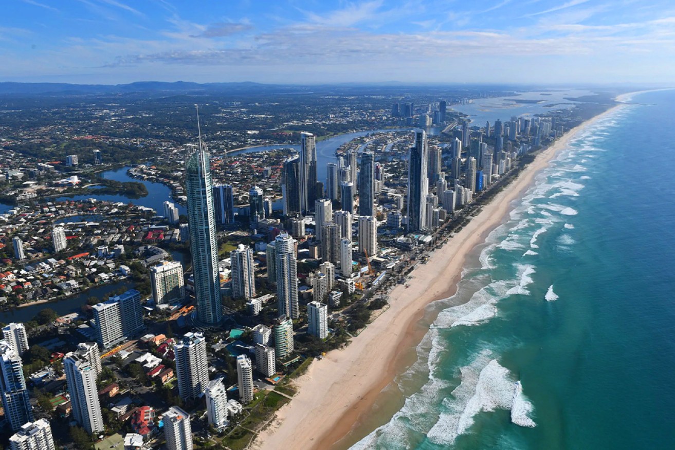 The Gold Coast is tiring of tourism. Photo: AAP Image/Dave Hunt