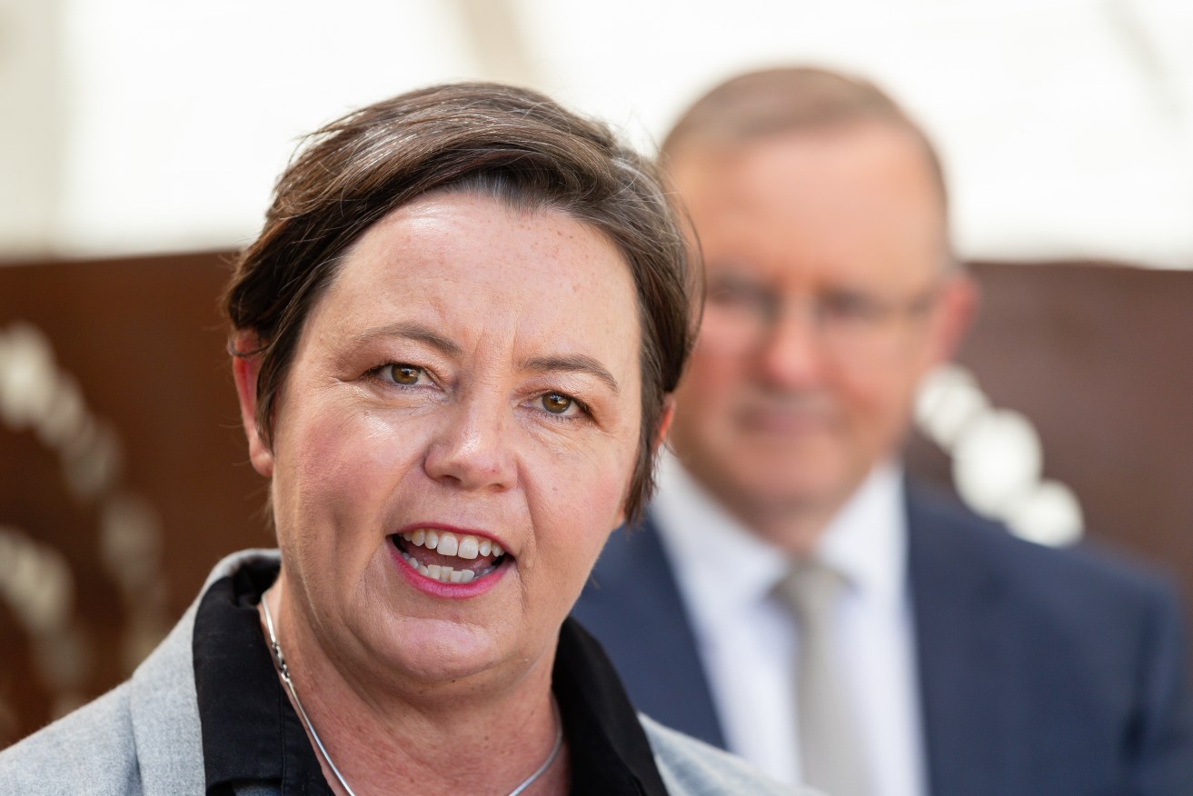 Resources Minister Madeleine King would not be drawn on whether the Government was considering assistance for coal-fired power generators. (AAP Image/Richard Wainwright) 