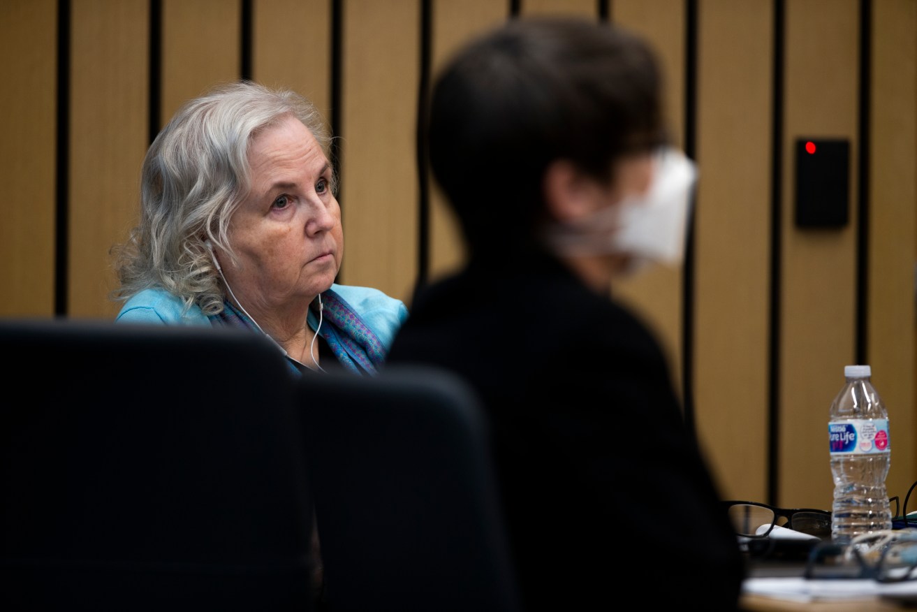Nancy Crampton Brophy, left, has been jailed for killing her husband Dan Brophy in June of 2018.   (Dave Killen/The Oregonian via AP, Pool)