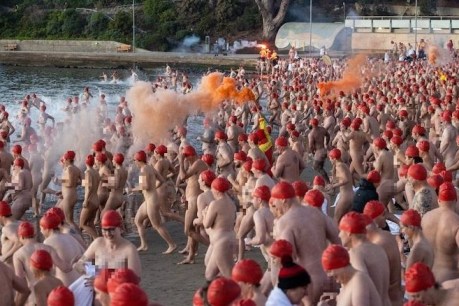 Naked and freezing, hundreds take plunge to mark our shortest day