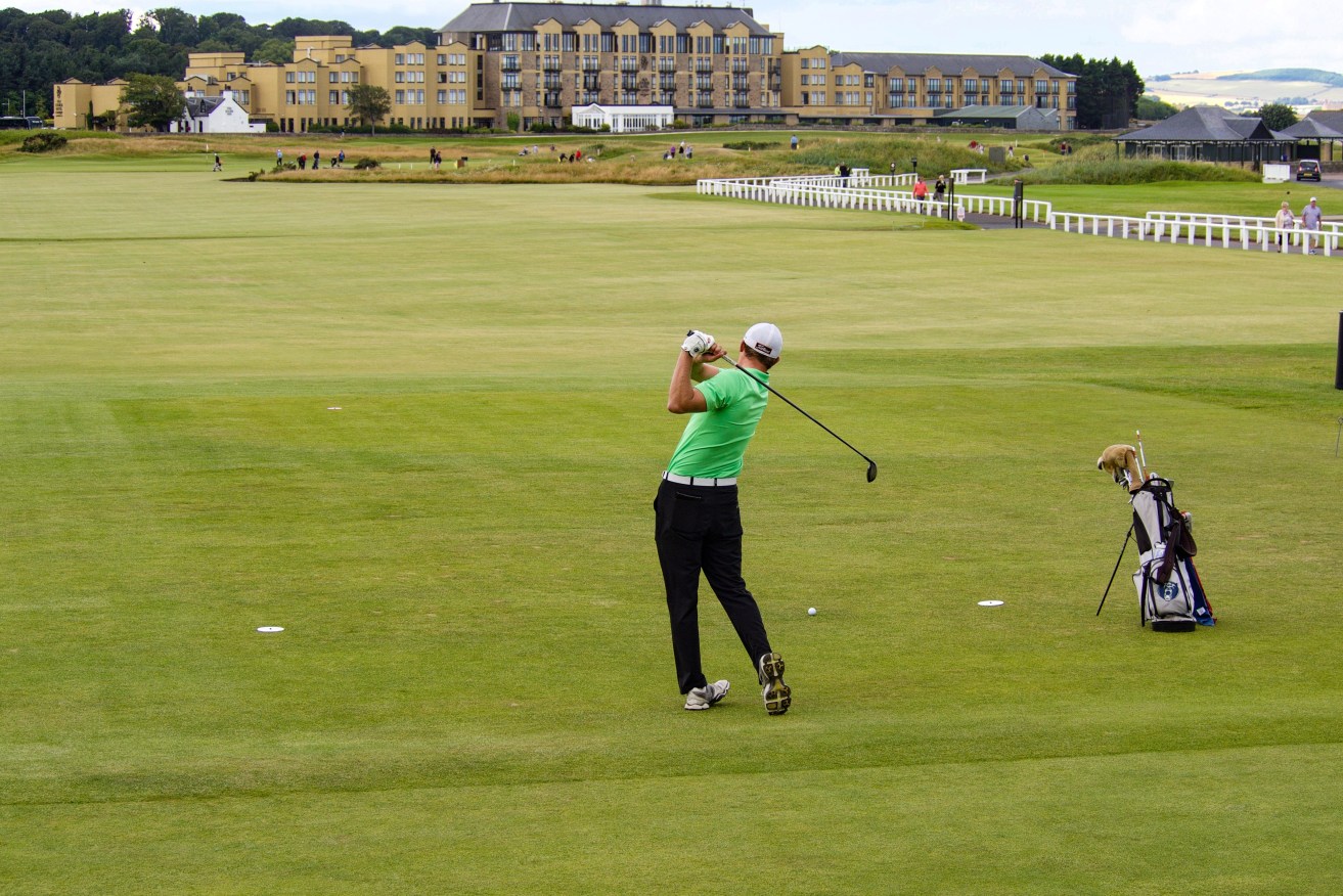 St Andrews, the world's most famous golf course.