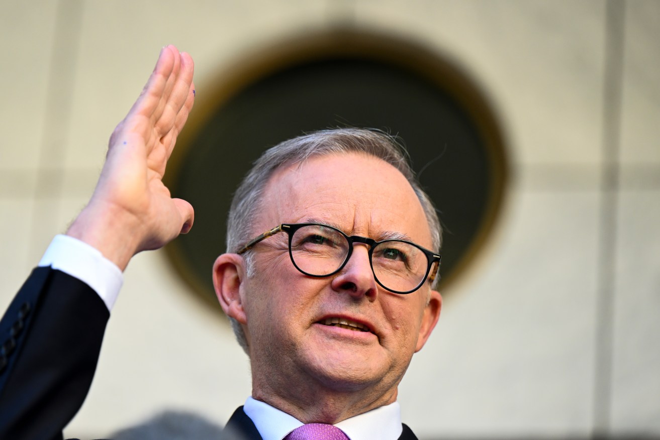 Prime Minister Anthony Albanese.(AAP Image/Lukas Coch) 