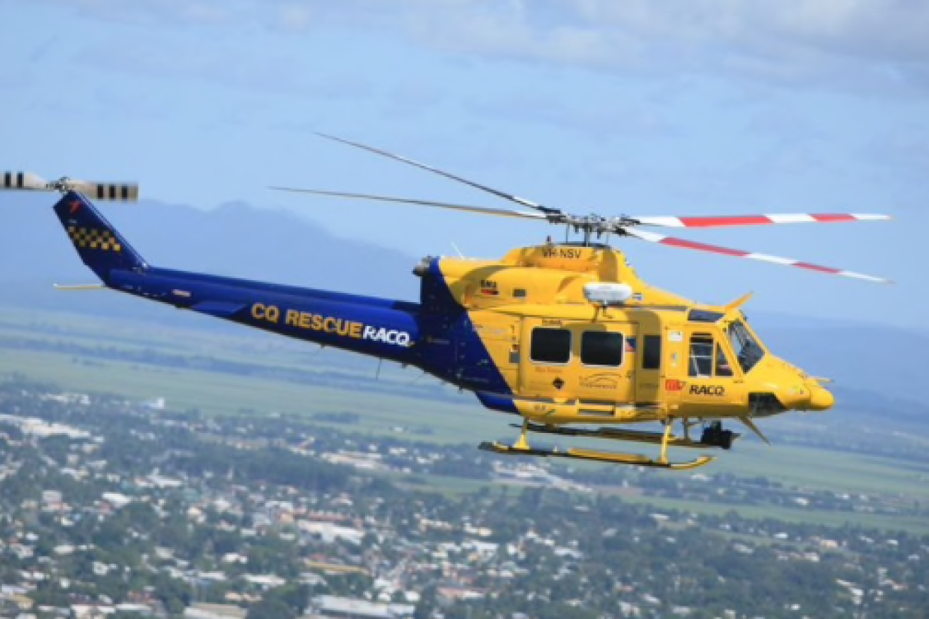 An RACQ CQ Rescue helicopter. (File image)