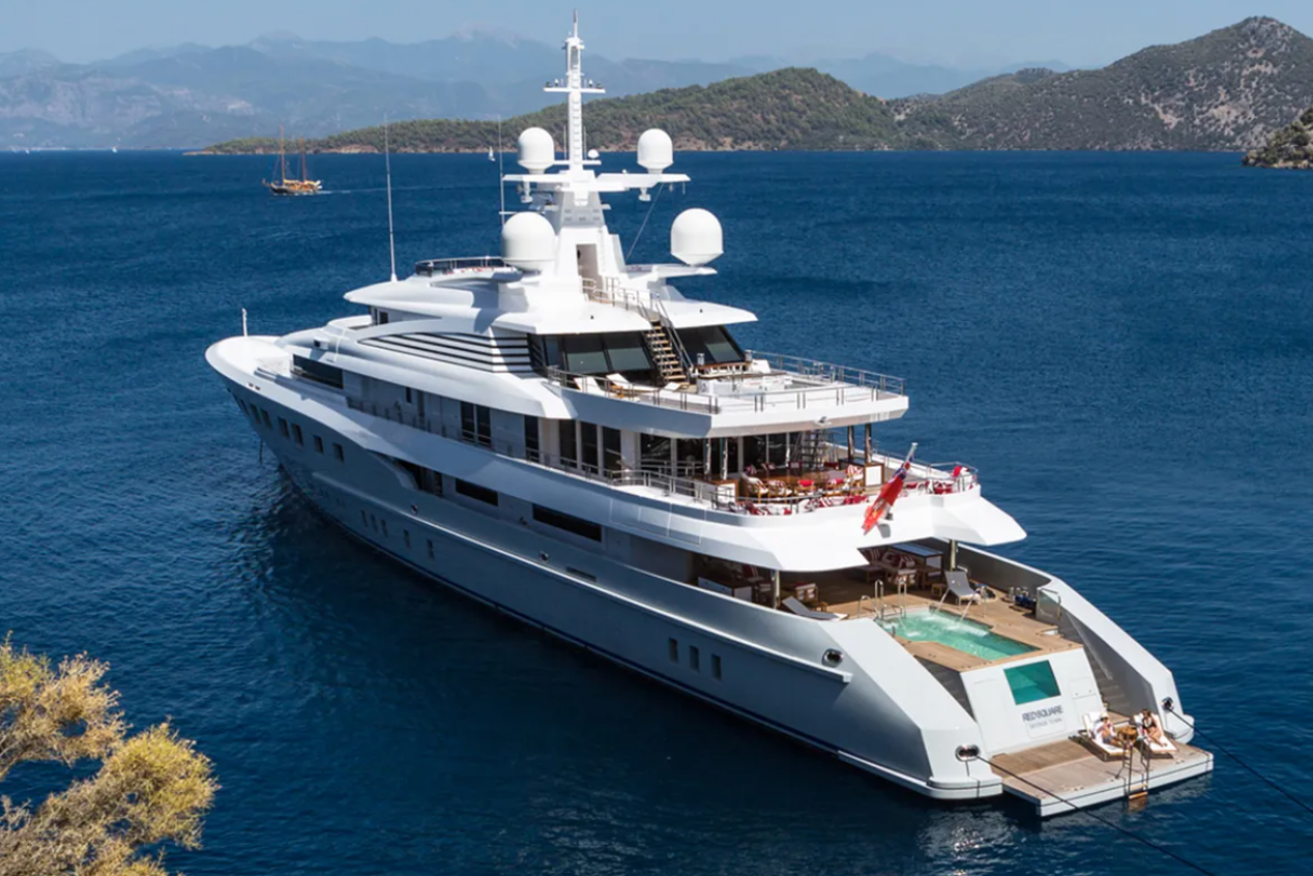 The 75m Axioma, formerly owned by a Russian oligarch, has been sold at auction. (Image: Boat international).