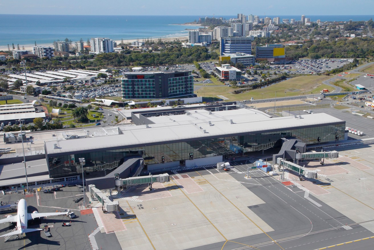 The Gold Coast Airport's new terminal is having final crowd-testing before it opens next week. (Image; Supplied).