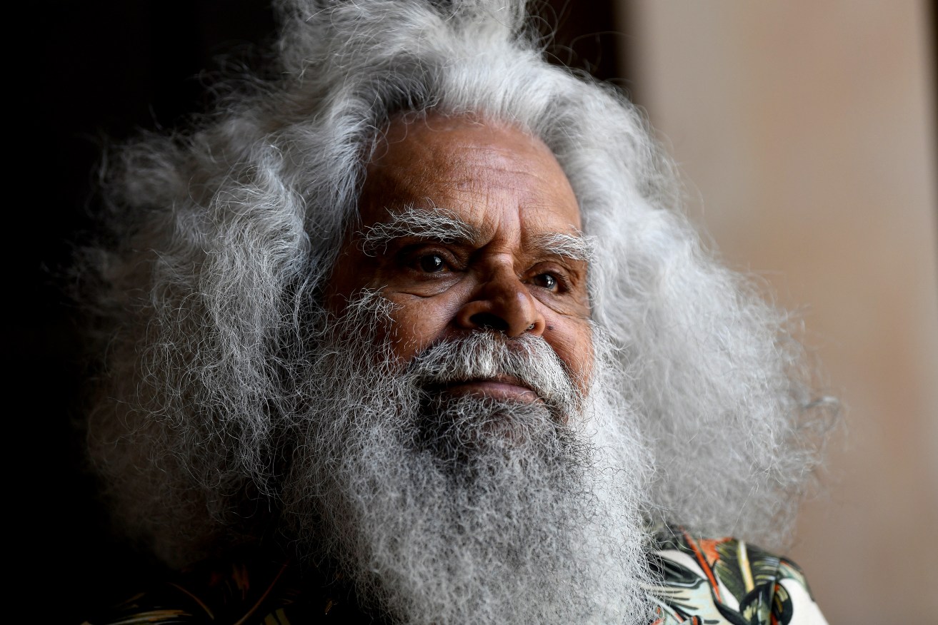 Actor Uncle Jack Charles died in Melbourne after a stroke. AAP Image/Bianca De Marchi) 