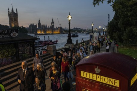 A measure of greatness: Brits line London streets as 16km queue forms to say goodbye