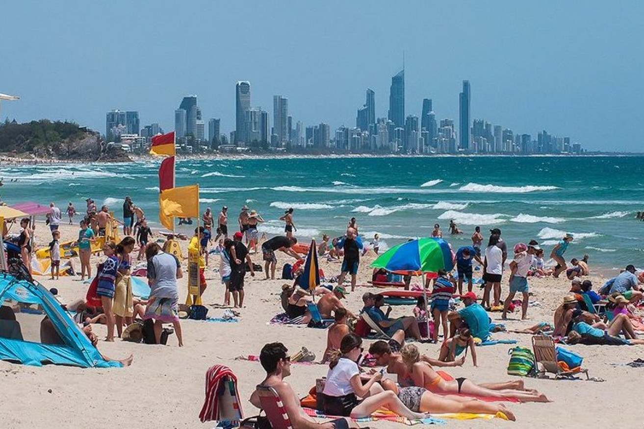Soaring temperatures in Queensland on Monday gave way to a cooler front on Tuesday. (File image)