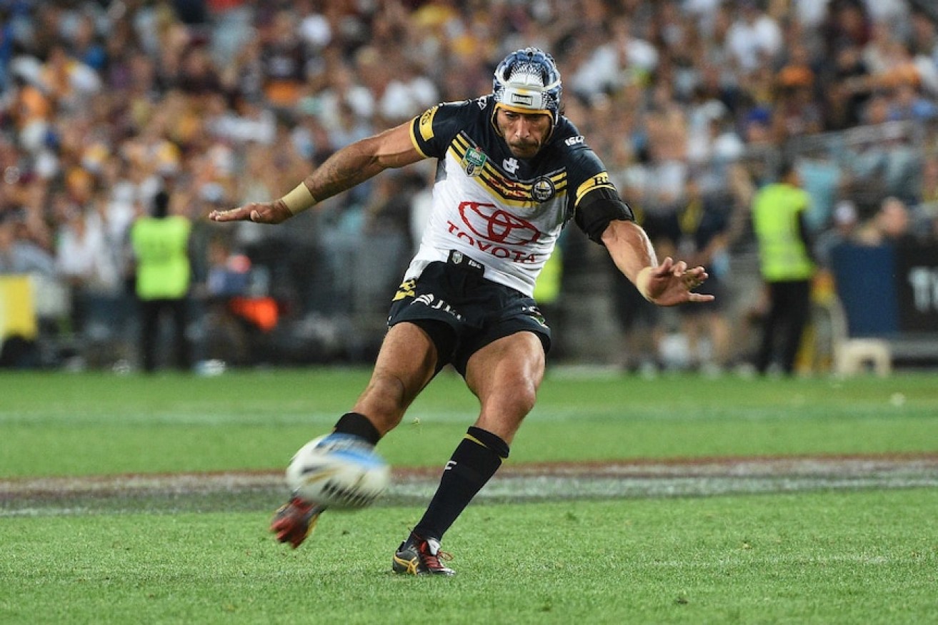 Johnathan Thurston made all the difference in the North Queensland Cowboys' 2015 grand final victory. (Image: ABC)