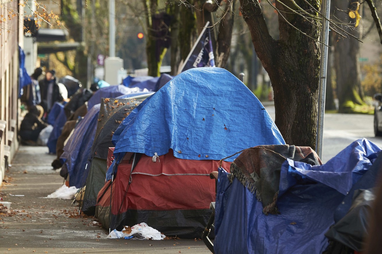 Many Australians are being forced to live in tents, or even worse, as the Great Australian Dream becomes increasingly like a nightmare. (AP Photo/Craig Mitchelldyer, File)