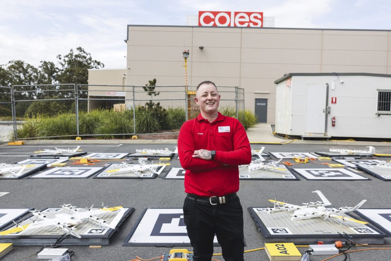Coles will trial drone delivery on the Gold Coast
