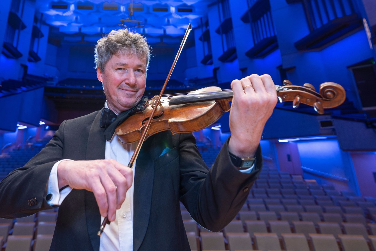 Queensland Symphony Orchestra's concert master Warwick Adeney has stepped down after two decades in the role (Image: supplied)