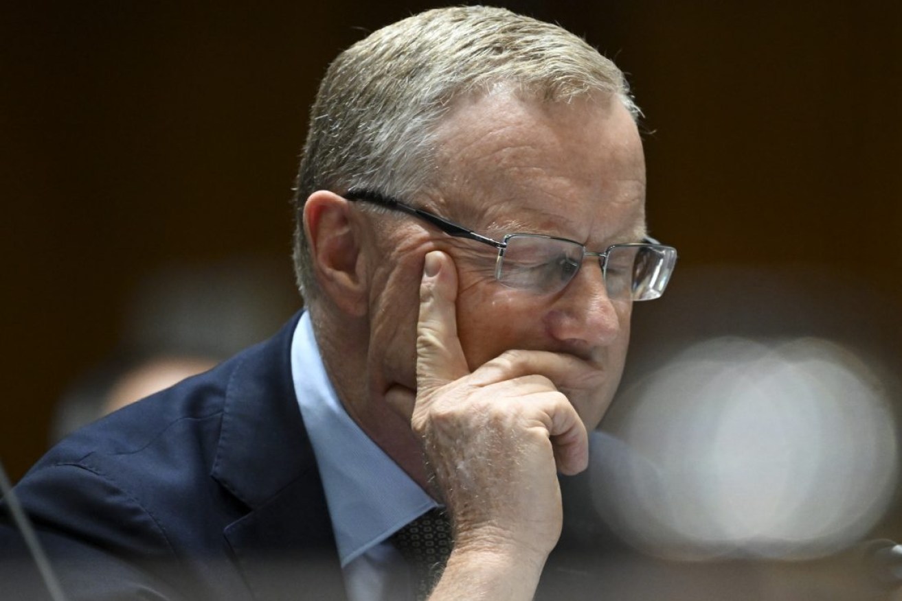 RBA governor Philip Lowe speaks during a House of Representatives economics standing committee hearing at Parliament House in Canberra, Friday, September 16, 2022. (AAP Image/Lukas Coch) 