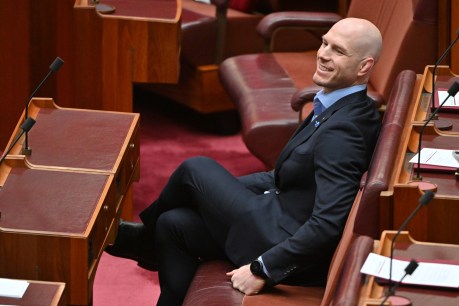 Why is this man smiling? Because he’s just outmuscled the major parties over new workplace laws