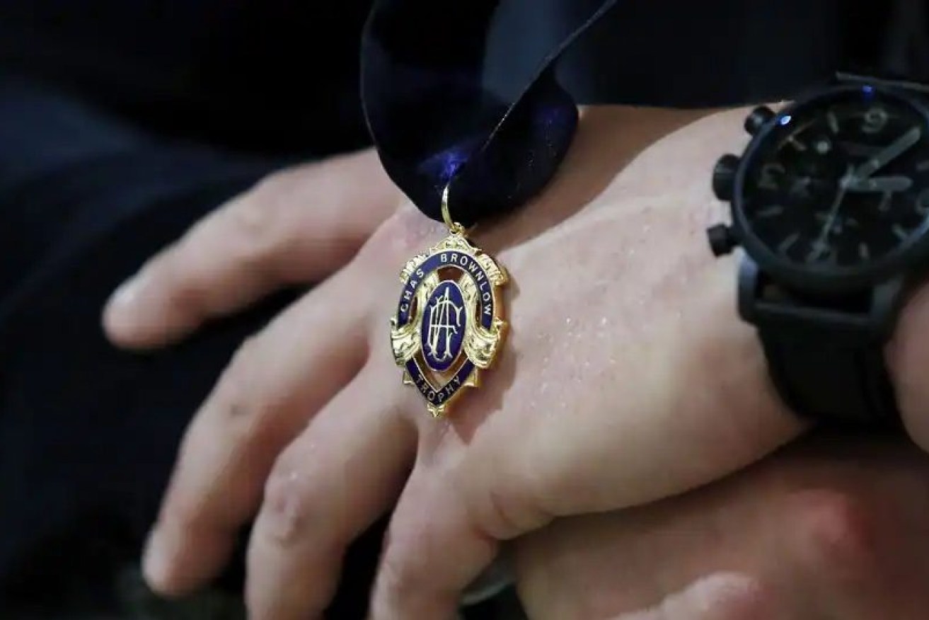 The AFL's highest honour for players, the Brownlow Medal. (Image: AFL Photos)