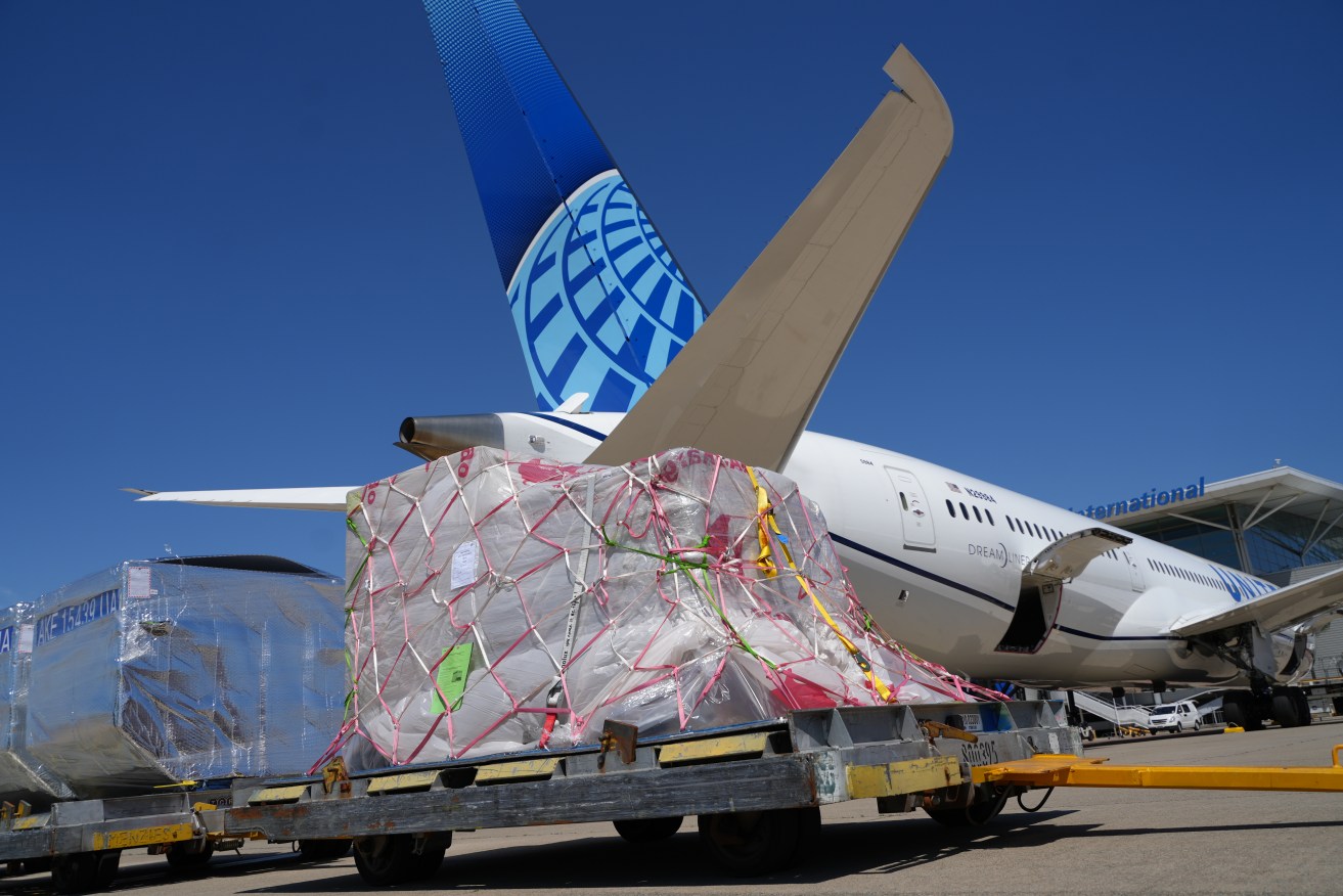 Queensland exports leave Brisbane bound for San Francisco on new direct United Airlines flights.
