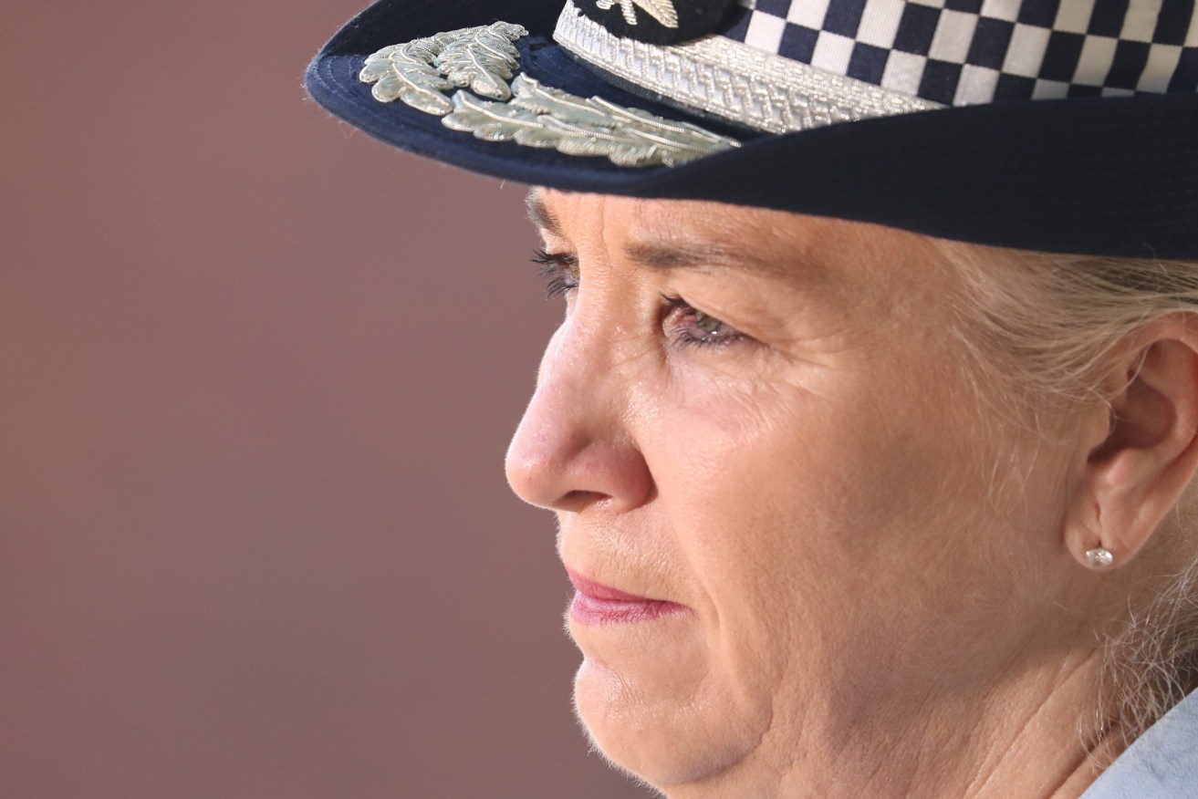 Queensland Police Commissioner Katarina Carroll. (AAP Image/Jason O'Brien) 