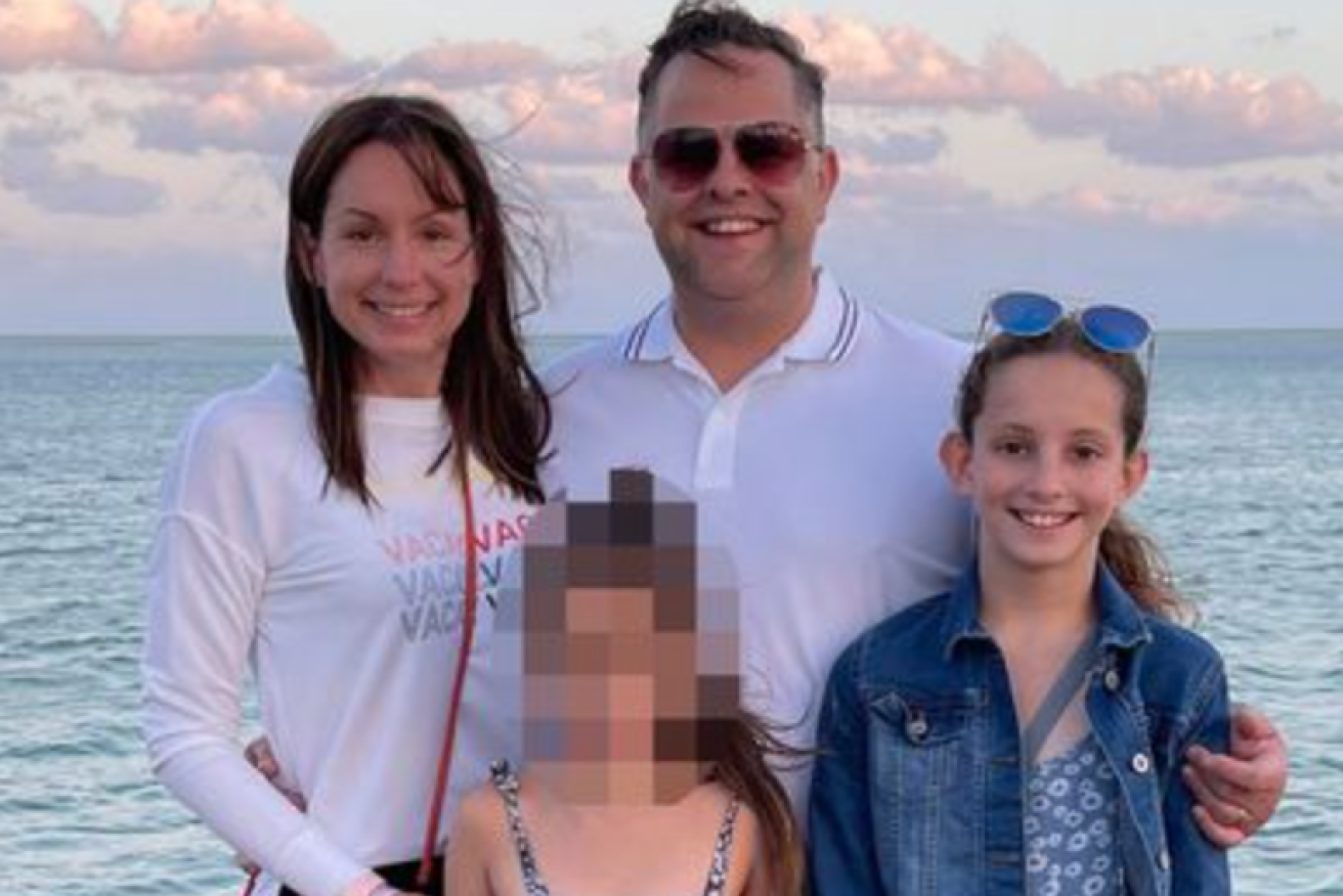 Three members of the Kath family from Gympie were killed in a light plane crash in the US. (Image: 9 News)