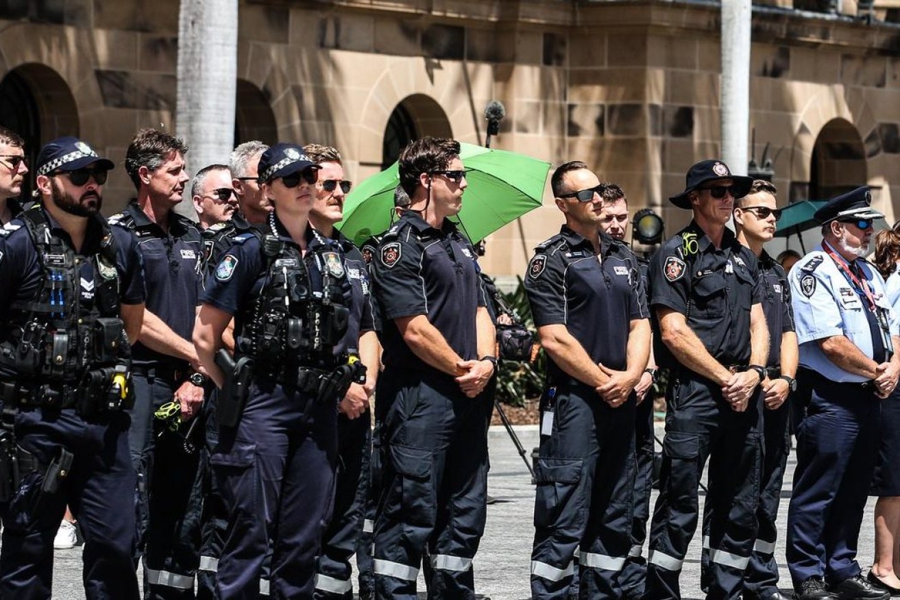 Police in Queensland will no longer be able to restrain people using a controversial hold targeting the neck. (photo: Qld Police Service).