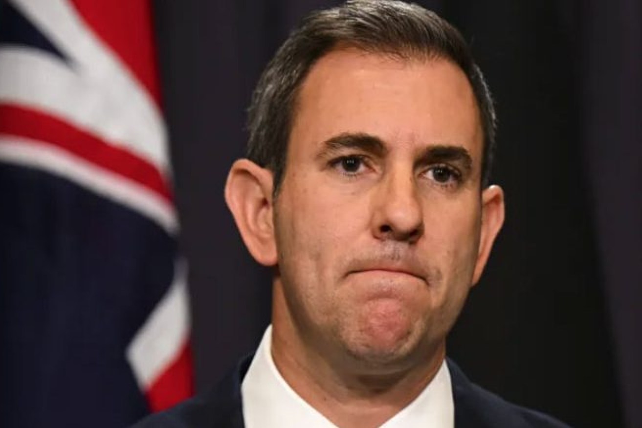 Consumer sentiment has taken a small bounce on the promise by Treasurer Jim Chalmers of a budget surplus. (Image: AAP).
