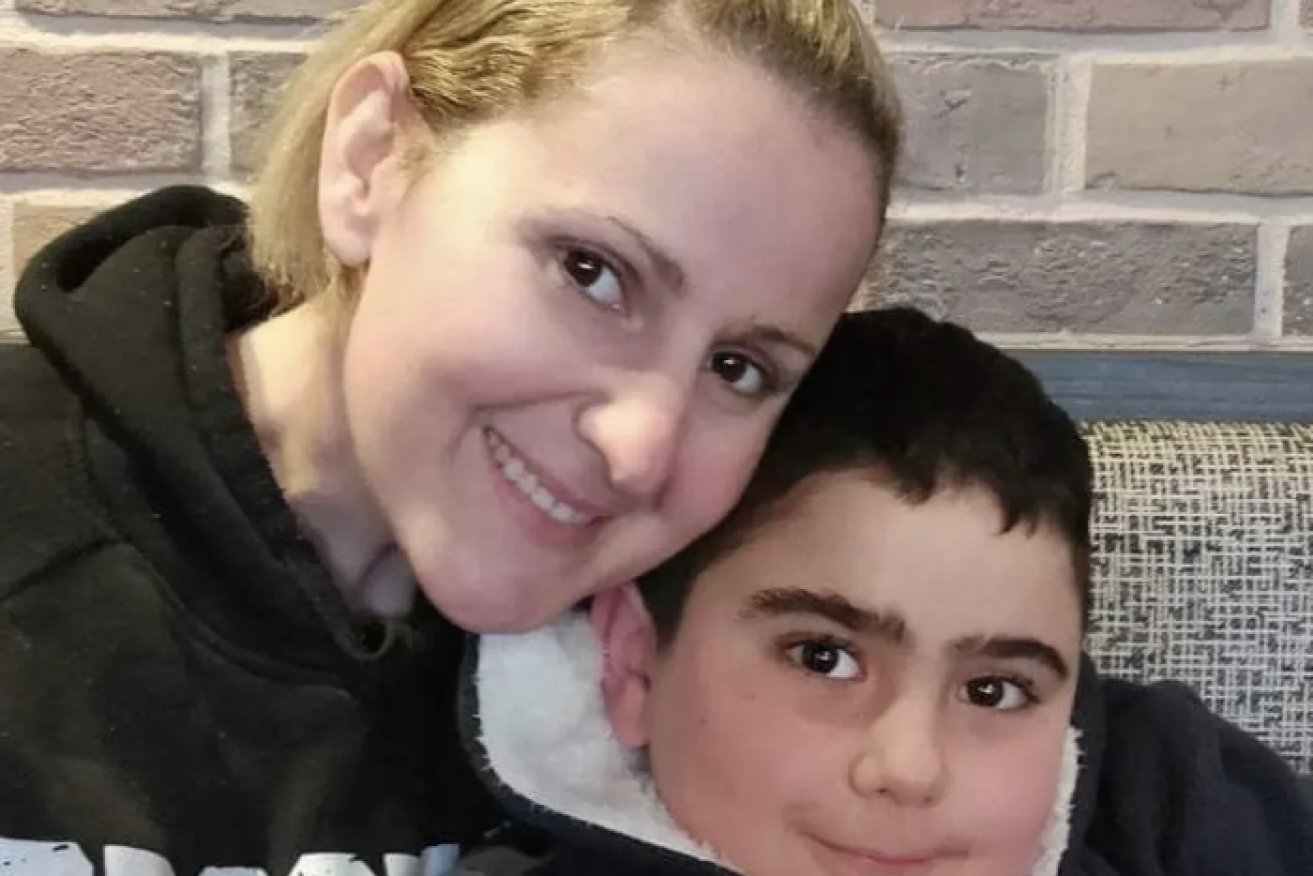 Critically-injured 10 year-old Nicholas Tadras and his mother Vanessa, who died in the crash. Vanessa's funeral will take place today.