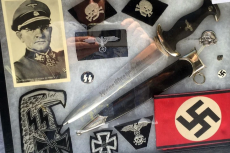 Gold Coast antiques fair causes outrage with Nazi swastikas, daggers on sale