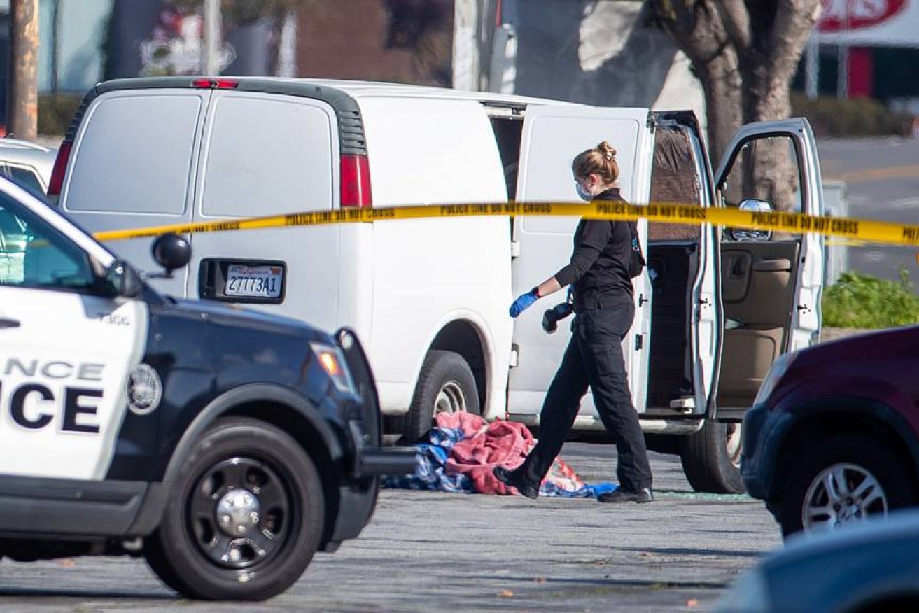 Scene of the Los  Angeles mass shooting where 11 people were gunned down by a 67-year-old gunman. (Image: BBC)