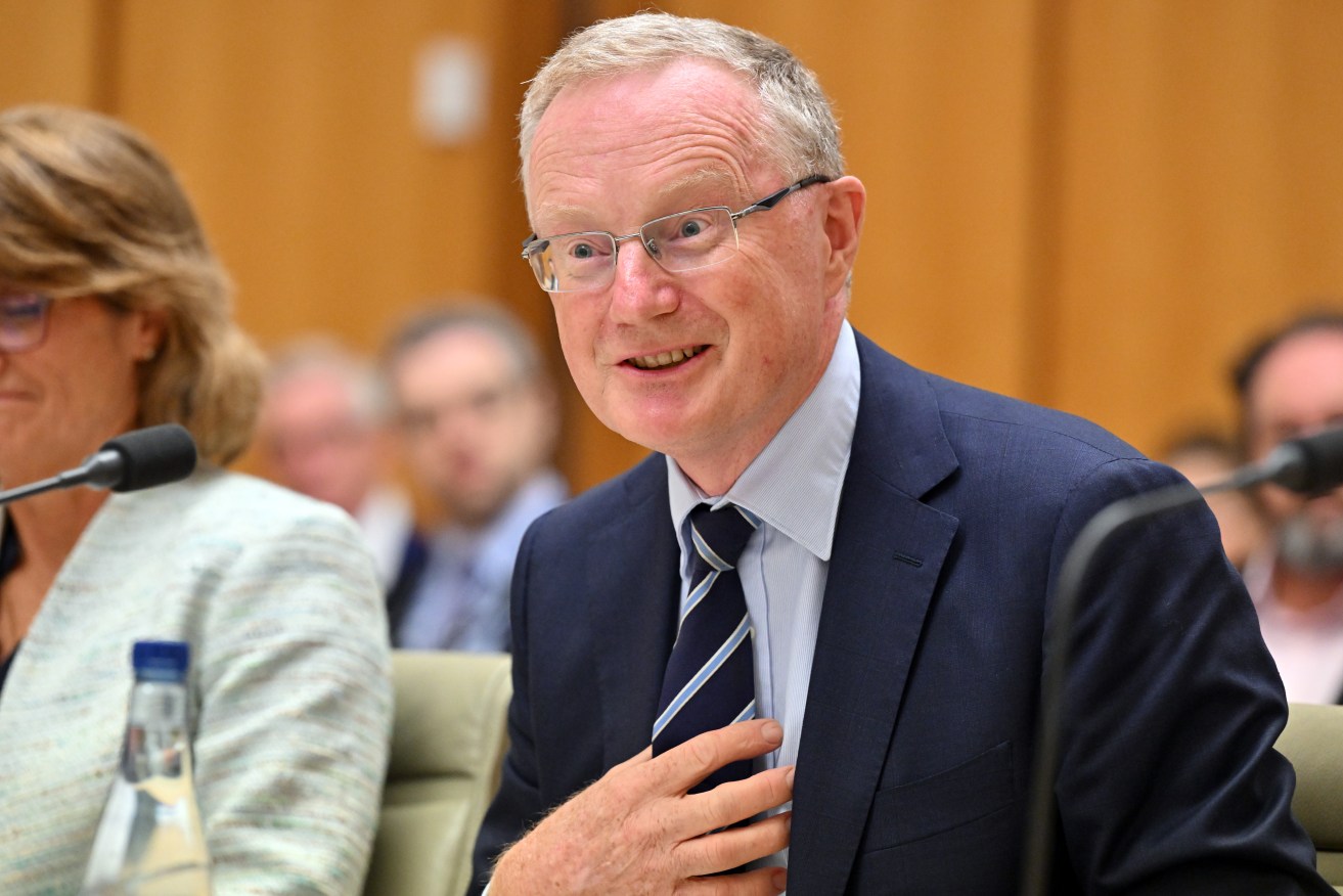 Reserve Bank of Australia Goverrnor Philip Lowe. (AAP Image/Mick Tsikas) NO ARCHIVING