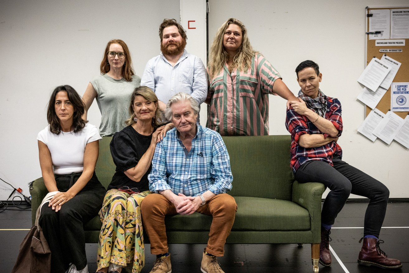 Cast of David Williamson's Family Values, which opens at Queensland Theatre Thursday. (Image: Supplied)