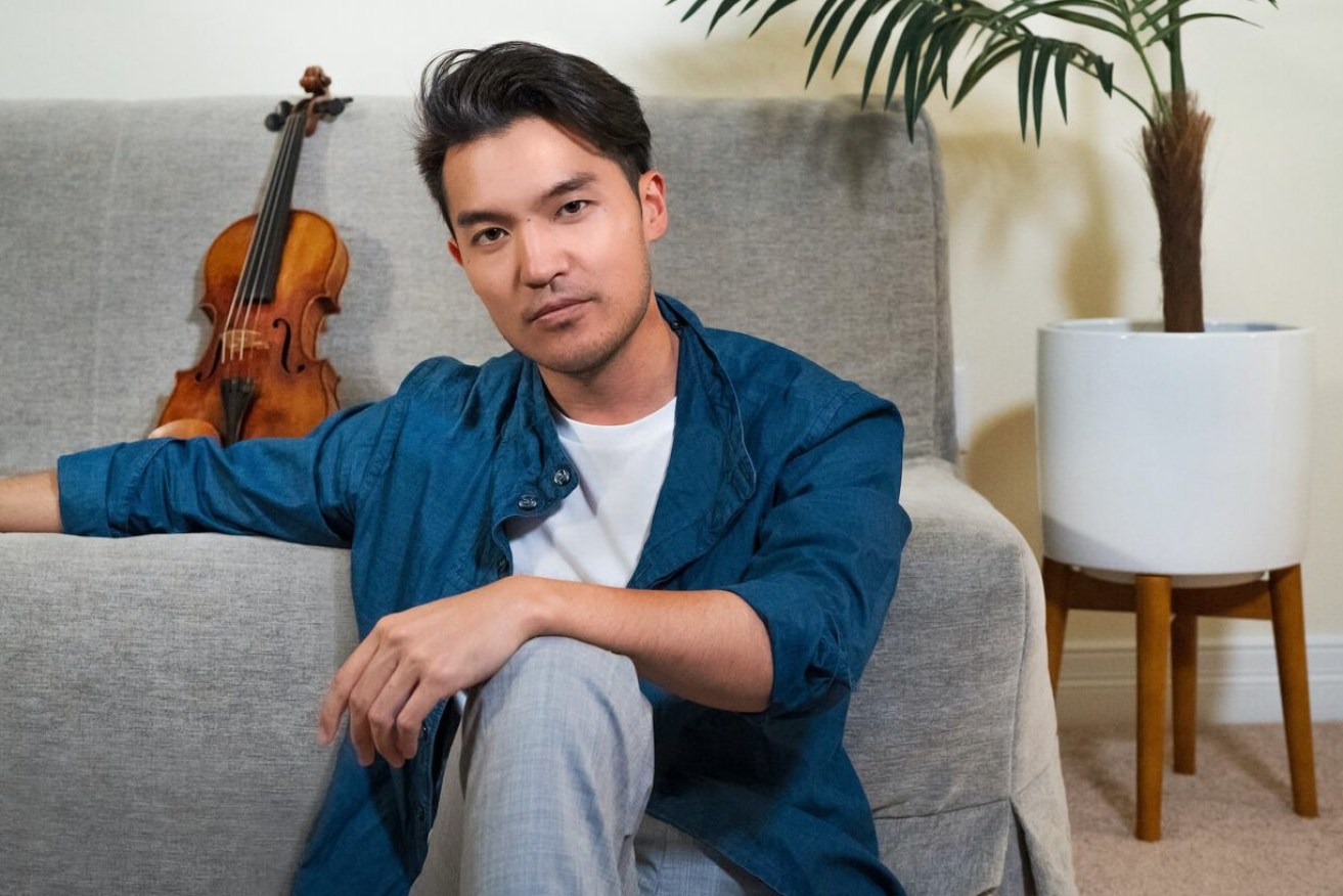 Taiwan-born, Brisbane-raised violin virtuoso has invented an app to help others match his rigorous practice mantra. (Image Ray Chen)