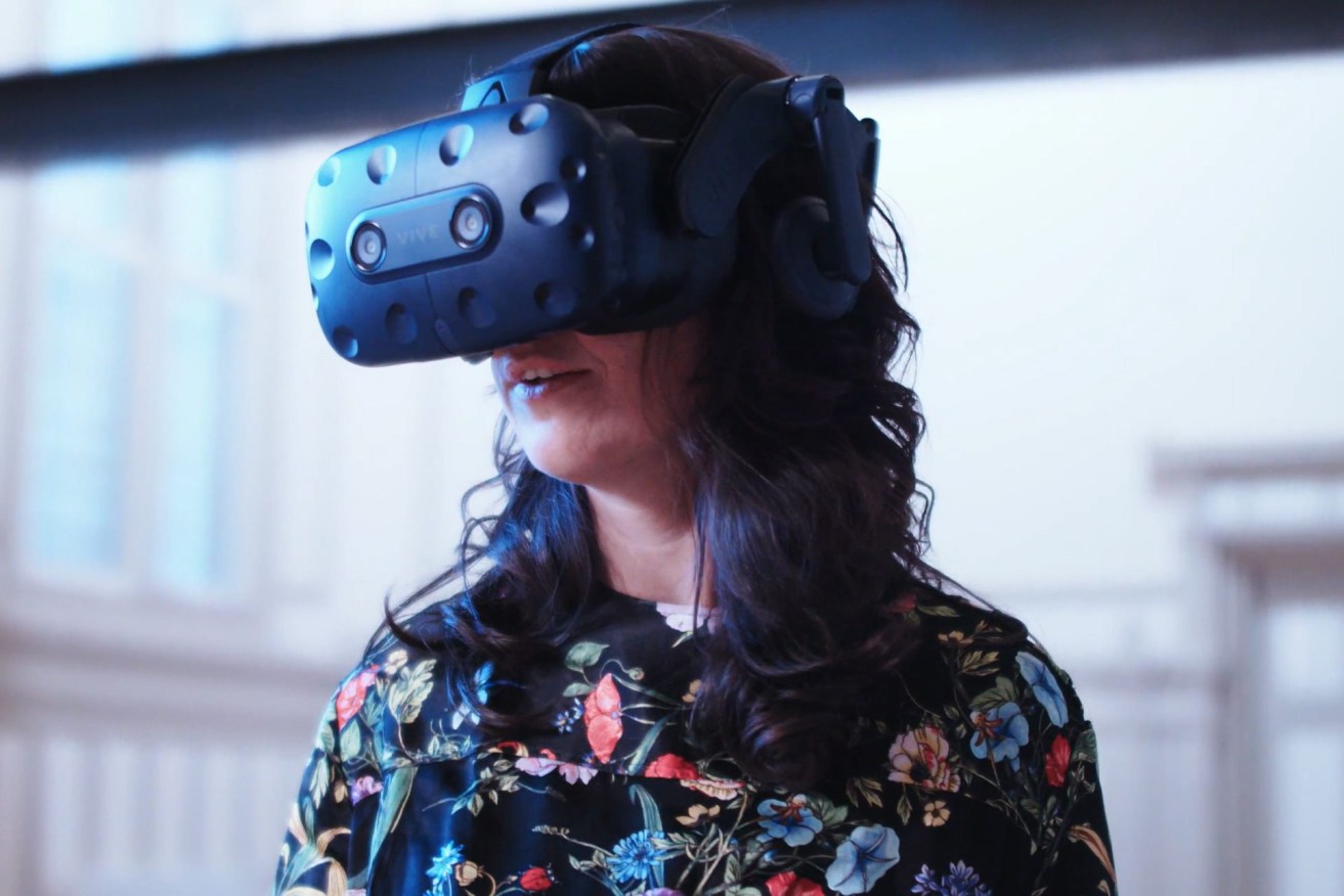 A virtual reality tour of the historic Meanjin (Brisbane) will be a feature of the World Science Festival.
(AAP Image/Supplied by Enliven Media) 