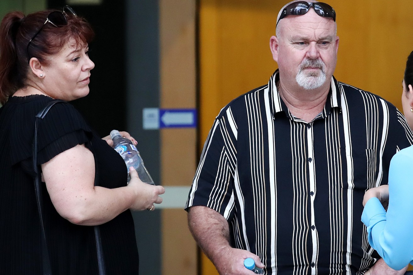 Belinda and Brett Beasley says they are over the moon at the passage of the laws. Their son, Gold Coast teenager Jack Beasley, died after a fight broke out between two groups in Surfers Paradise in December 2019. (AAP Image/Jono Searle)