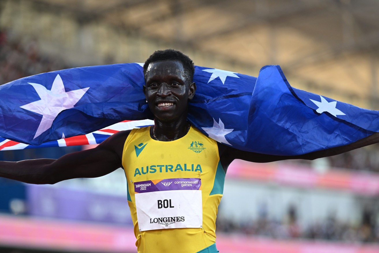 Olympic medallist Peter Bol has slammed authorities over his botched drug test which has now round him completely innocent of doping. (AAP Image/Dean Lewins) 