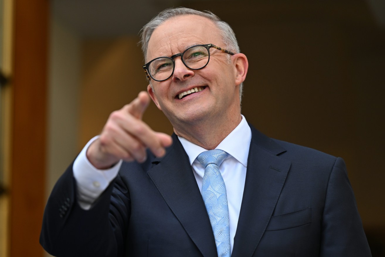 Prime Minister Anthony Albanese has urged the coalition to support the Voice referendum. (AAP Image/Mick Tsikas) 