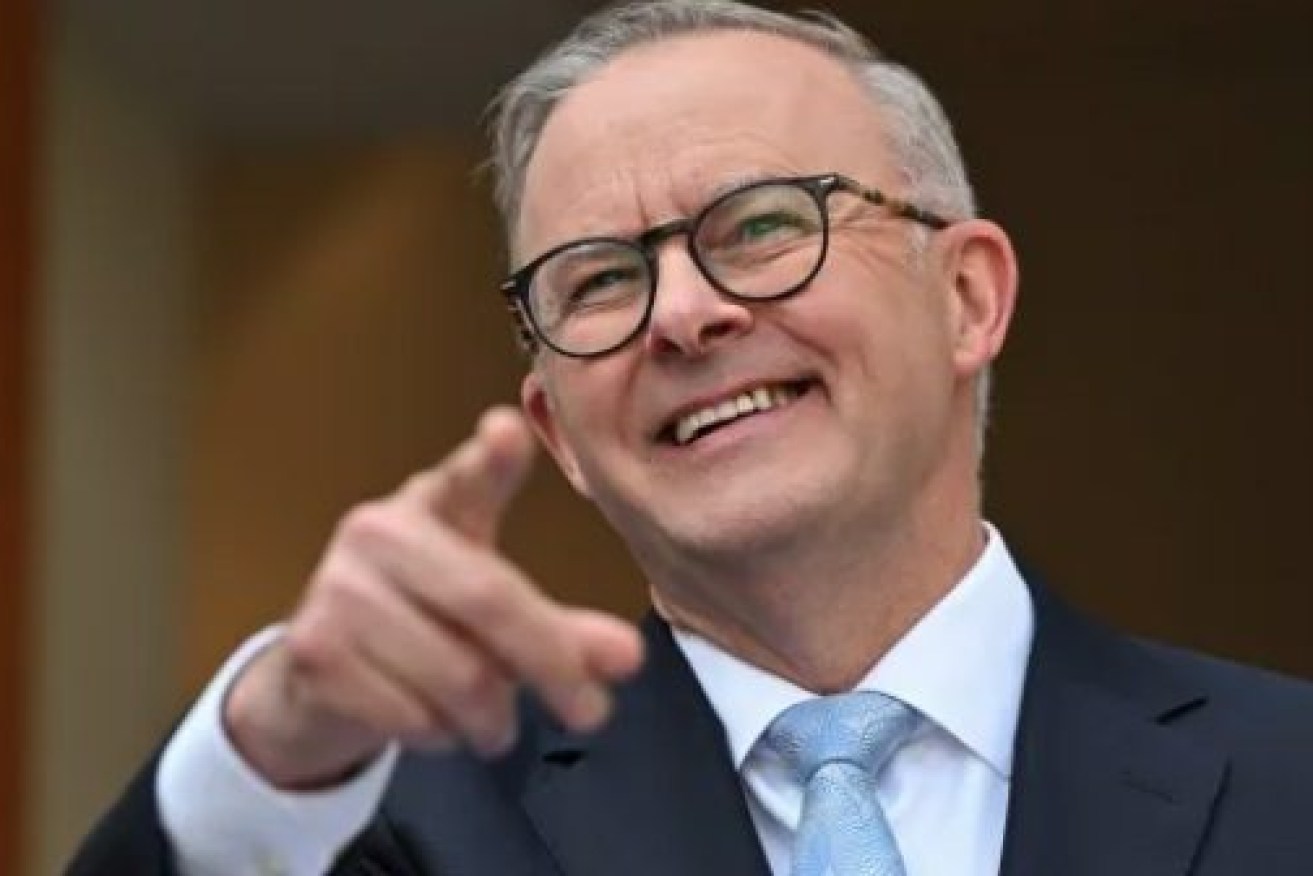 Prime Minister Anthony Albanese has laughed off suggestions he's not full across his brief. (AAP image)