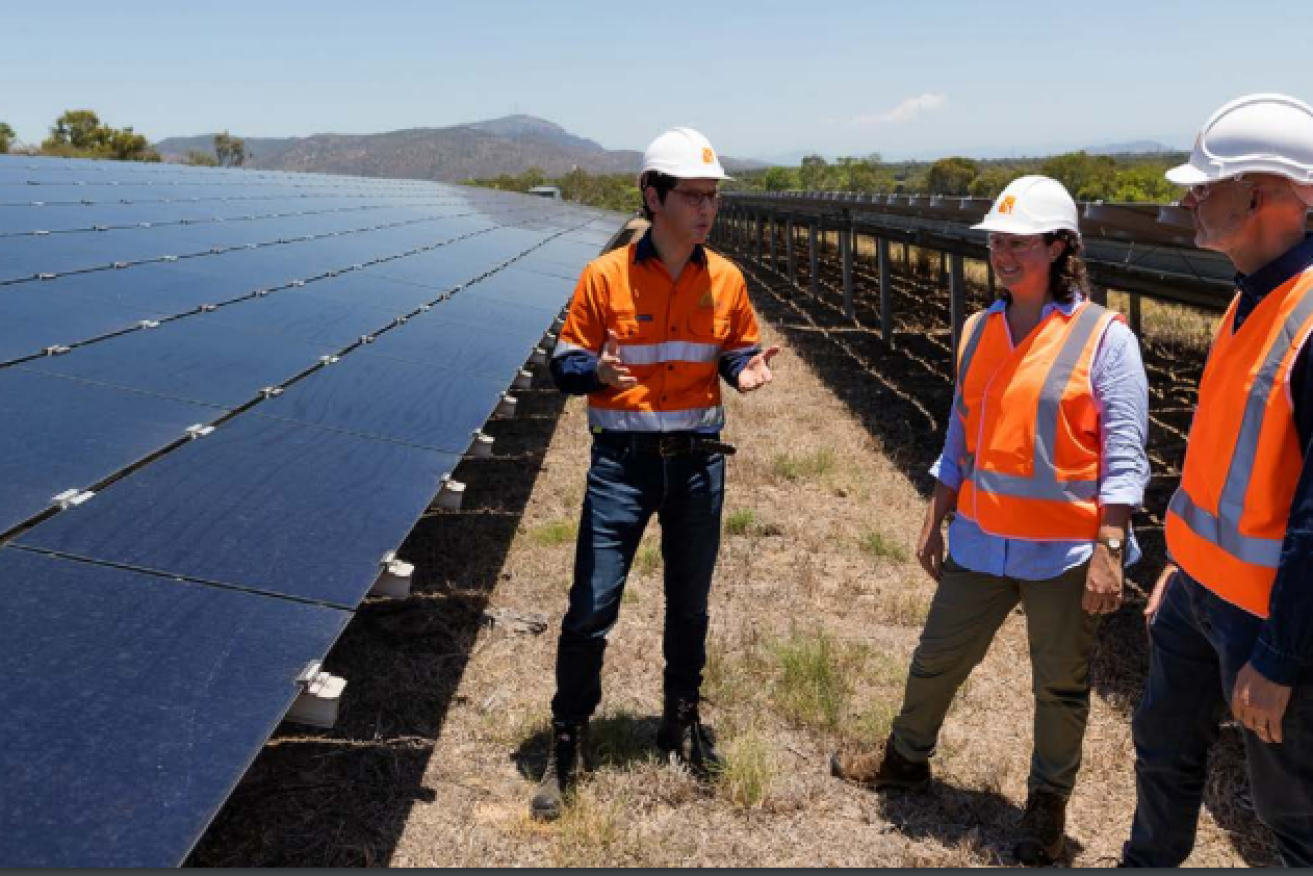 The Sun Metals solar farm in Townsville
