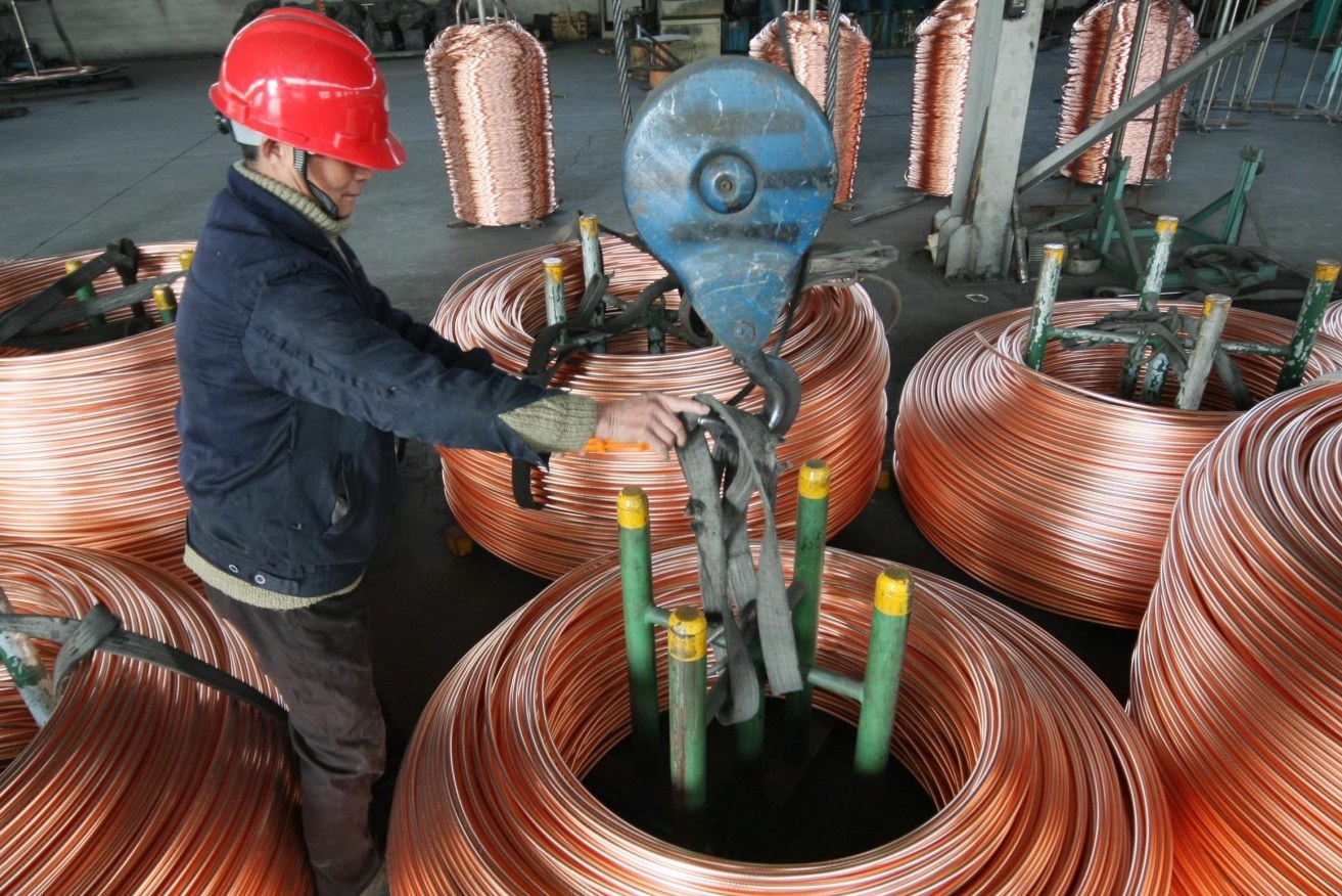 Copper is in huge demand (Pic: AAP)